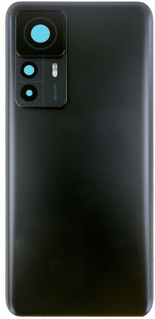 Задня кришка Xiaomi 12T Pro чорна + скло камери High Copy - Фото 1 Задня кришка Xiaomi 12T Pro чорна + скло камери High Copy - зображення 1