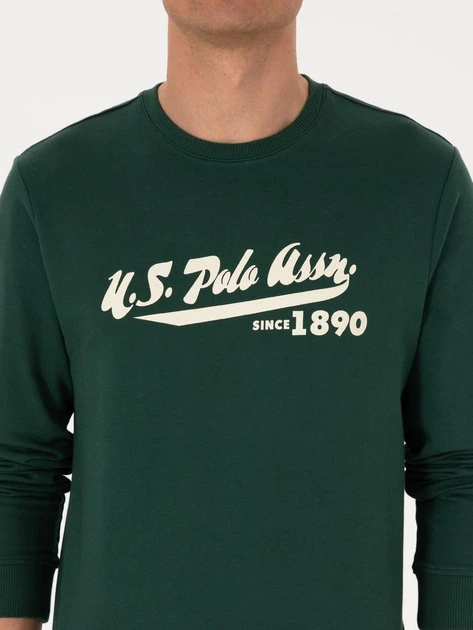 Світшот чоловічий U.S. Polo Assn G081SZ082-000-2338659 (Koyu Yeşil) XL Зелений (8683859745074) - Фото 6 Світшот чоловічий U.S. Polo Assn G081SZ082-000-2338659 (Koyu Yeşil) XL Зелений (8683859745074) - зображення 6