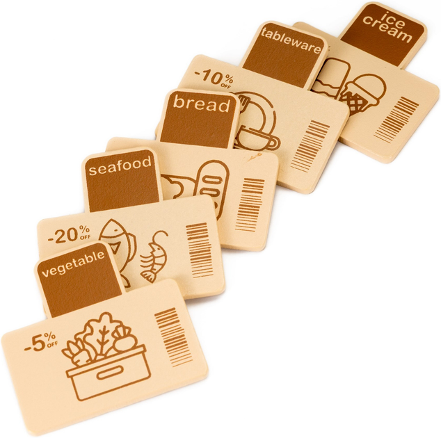 Zestaw dla dzieci Springos Kasa sklepowa z akcesorami 34 elementy (5908455307765) - obraz 10