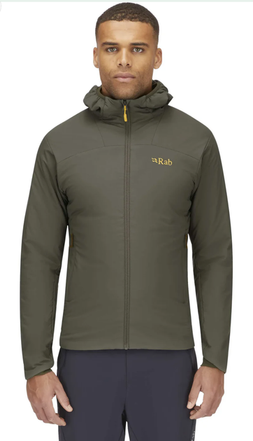 Куртка чоловіча мембранна Rab Xenair Alpine Light Jacket, Olive/Olive, XL (RB QIP-17-OLV-XLG) - Фото 3 Куртка чоловіча мембранна Rab Xenair Alpine Light Jacket, Olive/Olive, XL (RB QIP-17-OLV-XLG) - зображення 3