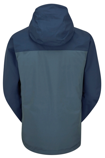 Куртка мужская мембранная Rab Downpour Jacket, Tempest Blue, XXL (RB QWI-06-TMB-XXL) - изображение 2