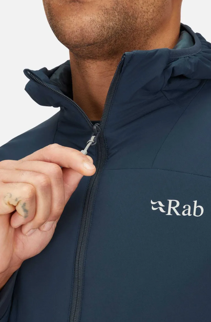 Куртка чоловіча мембранна Rab Xenair Alpine Light Jacket, Tempest Blue, L (RB QIP-17-TMB-LRG) - Фото 5 Куртка чоловіча мембранна Rab Xenair Alpine Light Jacket, Tempest Blue, L (RB QIP-17-TMB-LRG) - зображення 5