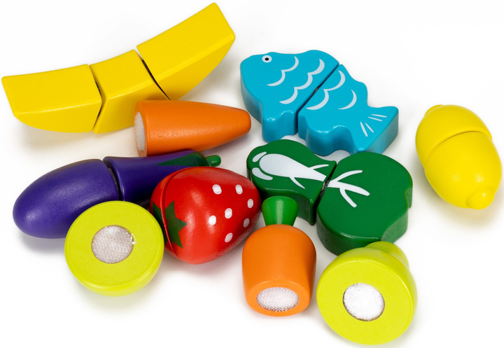 Zestaw do zabawy Springos produkty do krojenia 13 elementów (5908455307772) - obraz 3