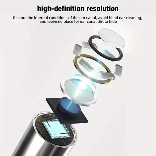 Очиститель ушей KERUI с HD эндоскопом, IPS-дисплей 4.3″, видеозапись, аккумуляторный - изображение 5