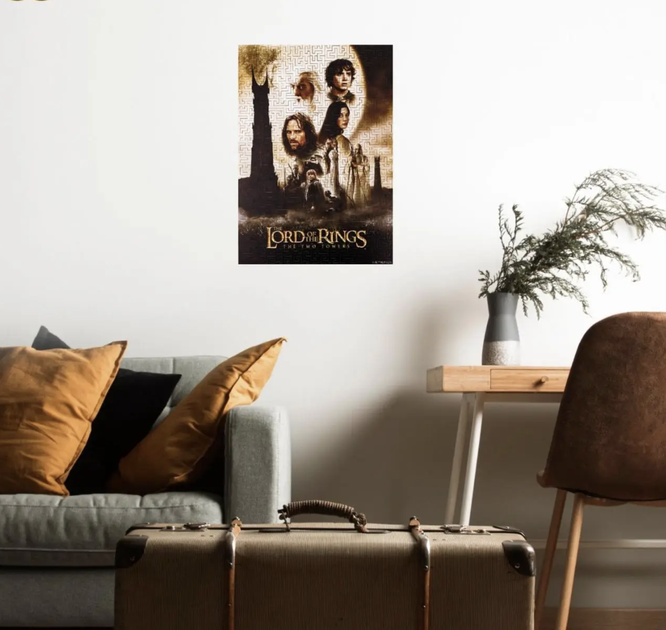 Деревянный фигурный пазл Woods Story Властелин Колец Lord Of The Rings 2 Башни - изображение 3