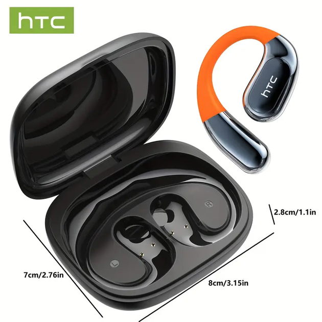 Інтелектуальні навушники-перекладачі HTC NE12 AI Бездротові навушники Bluetooth/ Переклад у режимі реального часу - зображення 2