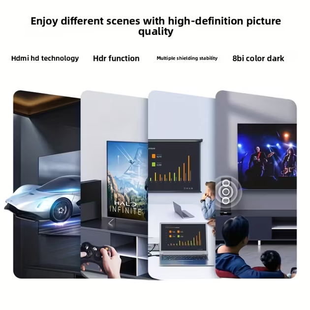 Кабель Acer HDMI-HDMI 2.0, 4K Ultra HD, 3D 1.5 м, для ноутбука, монитора, ТВ-проектор, кабель для передачи данных - Фото 5 Кабель Acer HDMI-HDMI 2.0, 4K Ultra HD, 3D 1.5 м, для ноутбука, монитора, ТВ-проектор, кабель для передачи данных - изображение 5