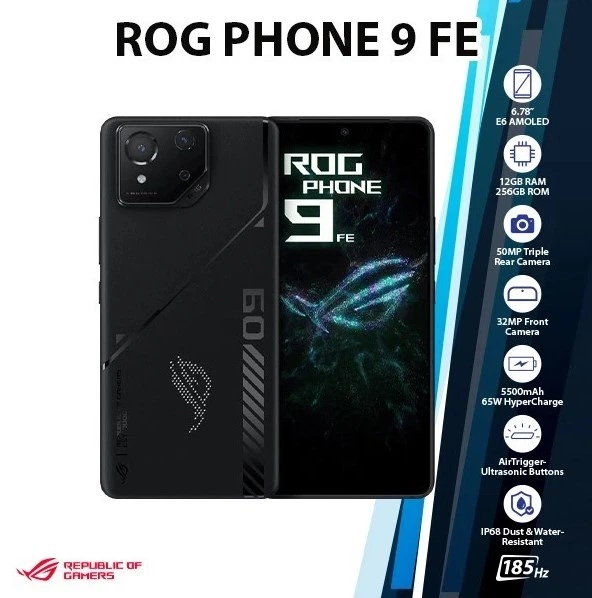 Смартфон ASUS ROG Phone 9 FE 12/256Gb Phantom Black Global