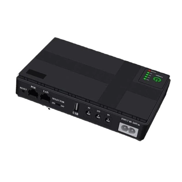 ДБЖ (UPS) Безперебійник для роутера 36W DC1036P, 10400 mAh Black | DC 5/9/12V | для роутера, ONU та ін. - Фото 5 ДБЖ (UPS) Безперебійник для роутера 36W DC1036P, 10400 mAh Black | DC 5/9/12V | для роутера, ONU та ін. - изображение 5