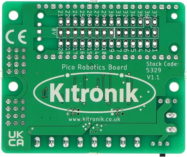 Плата-розширення Raspberry Pi Kitronik 3-10.8В до Raspberry Pi Pico Kitronik 5329 KTR-19595 (6609025153872) - зображення 4