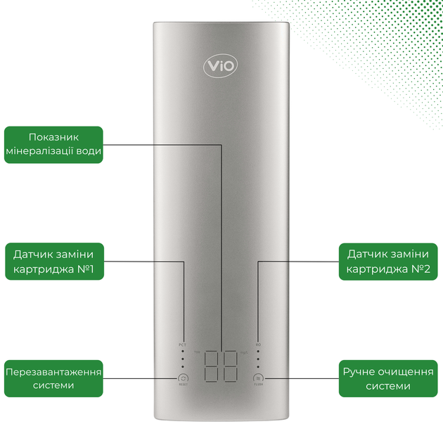 Прямоточна фільтр-система зворотного осмосу VIO AW-RB08 1200 T - зображення 2