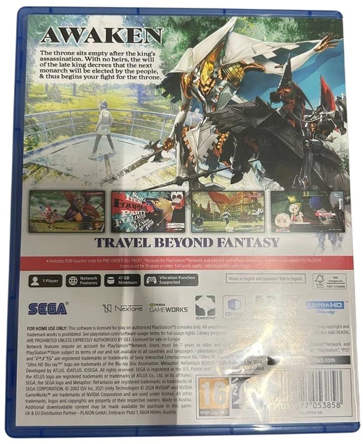 Гра PS5 Metaphor: ReFantazio Standart Edition (Blu-Ray диск) (5055277053858) (955555908805417) - Уцінка - зображення 2