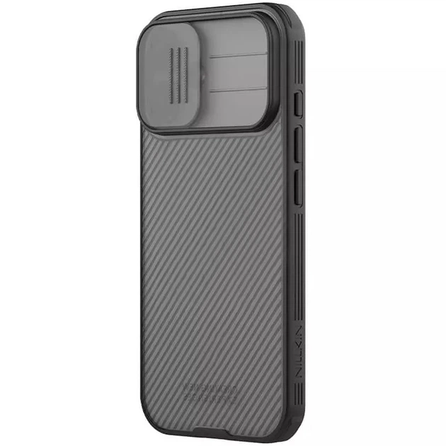 Карбоновая накладка Nillkin CamShield Pro для Apple iPhone 17 (6.3") Transparent black - Фото 2 Карбоновая накладка Nillkin CamShield Pro для Apple iPhone 17 (6.3") Transparent black - изображение 2