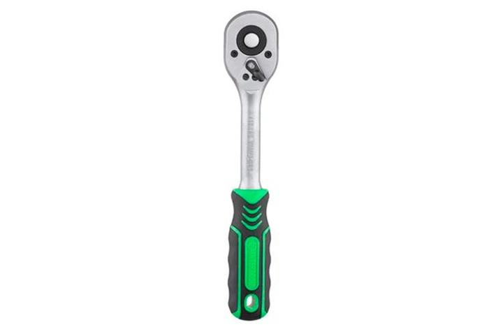 Ключ трещоточный (рукоятка с храповым механизмом) Intertool - 3/8" x 72T 1 шт. - изображение 2