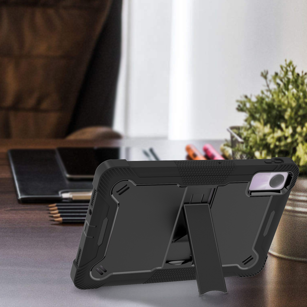 Противоударный чехол с подставкой Shockprof Capsule для Xiaomi Redmi Pad SE 11” 2023 Чёрный - Фото 7 Противоударный чехол с подставкой Shockprof Capsule для Xiaomi Redmi Pad SE 11” 2023 Чёрный - изображение 7