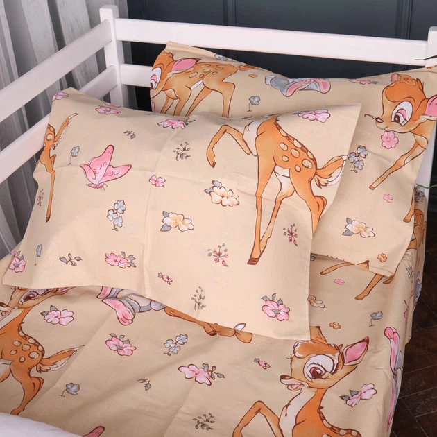 Наволочка детская MirSon 17-0902 Bambi Soft Бязь 70х70 см (2200012398005) - Фото 1 Наволочка детская MirSon 17-0902 Bambi Soft Бязь 70х70 см (2200012398005) - изображение 1