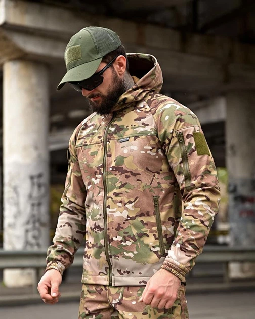 Костюм Oblivion Softshell Куртка на флісі + Штани мультикам розмір 2XL - изображение 5