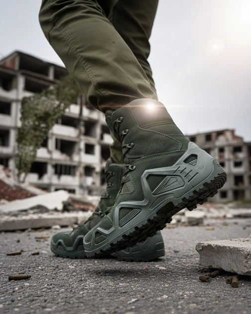 Замшеві Берці AK Tactical олива розмір 41 - зображення 4