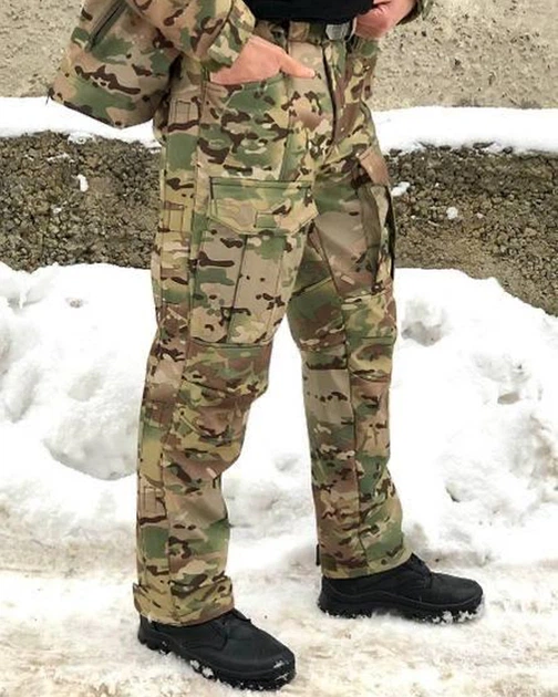 Тактичні Штани Viking SoftShell на флісі мультикам розмір 5XL - зображення 3