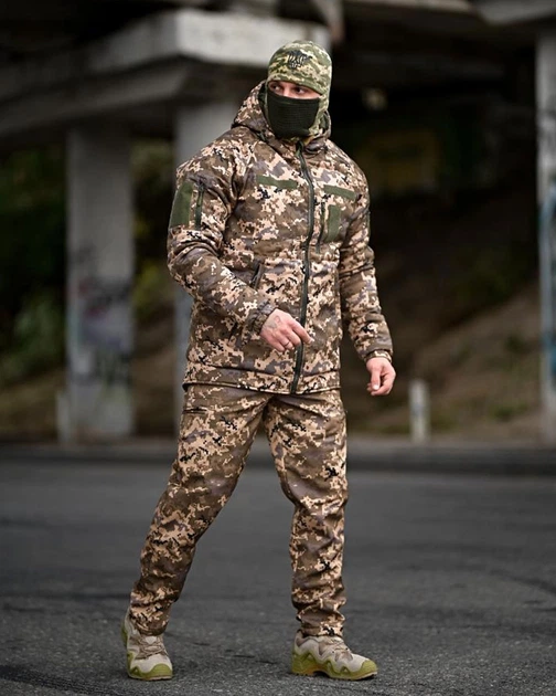 Форма Gamma SoftShell Куртка з капюшоном + Штани піксель розмір 2XL - изображение 5