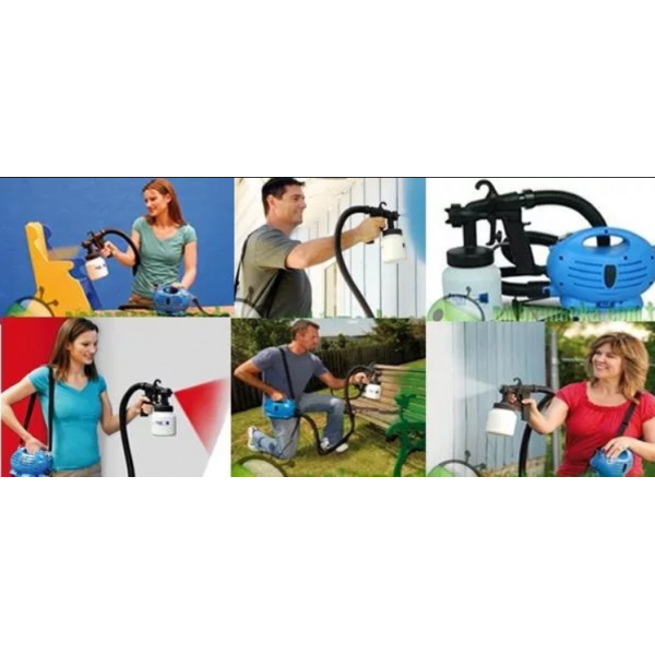 КРАСКОРАСПЫЛИТЕЛЬ PAINT ZOOM ПЕЙНТ ЗУМ, КРАСКОПУЛЬТ-ПУЛЬВЕРИЗАТОР (809V) - изображение 4