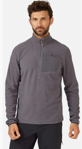 Кофта мужская Rab Tecton Jacket, Graphene, L (RB QFG-03-GRH-LRG) - Фото 2 Кофта мужская Rab Tecton Jacket, Graphene, L (RB QFG-03-GRH-LRG) - изображение 2