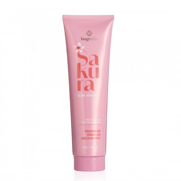 Маска для волос Bogenia Sakura Hair Mask 300 мл - Фото 1 Маска для волос Bogenia Sakura Hair Mask 300 мл - изображение 1
