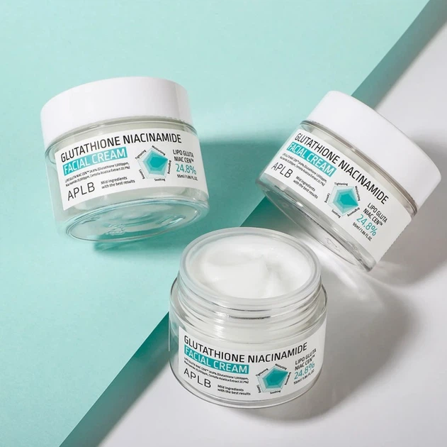 Krem nawilżający do twarzy Aplb Glutathione Niacinamide rozświetlający 55 ml (8809874682686) - obraz 6