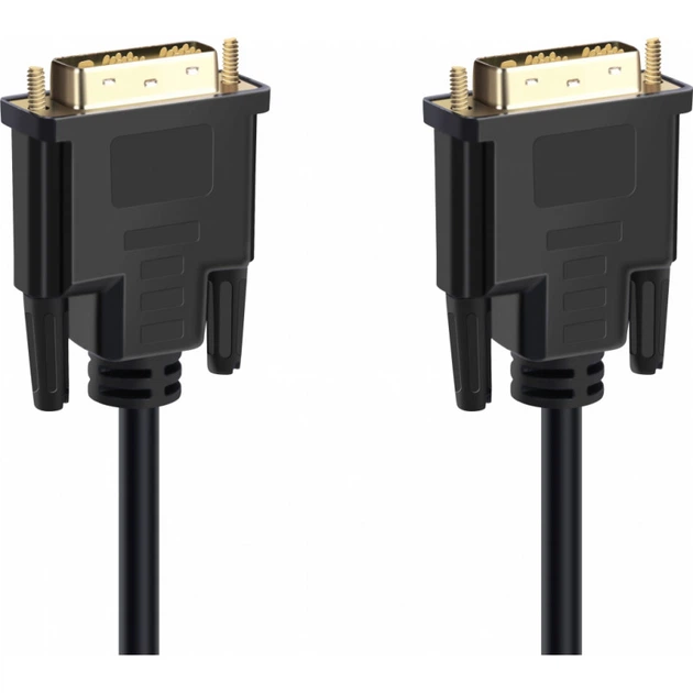 Кабель мультимедийный DVI M to DVI M 3.0m 18+1pin Prologix (PR-DVI-DVI-P-05-28-3m) (342644) - Фото 3 Кабель мультимедийный DVI M to DVI M 3.0m 18+1pin Prologix (PR-DVI-DVI-P-05-28-3m) (342644) - изображение 3