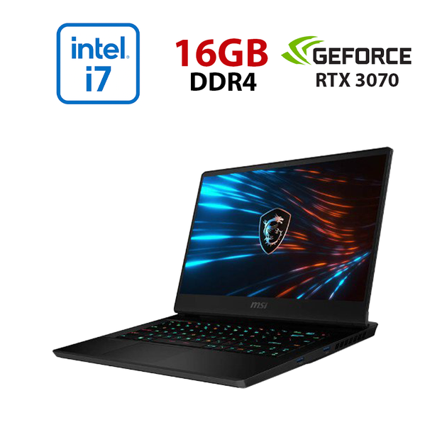 Игровой ноутбук MSI GP66 Leopard 10UG-296NE / 15.6" (1920x1080) IPS / Intel Core i7-10750H (6 (12) ядер по 2.6 - 5.0 GHz) / 16 GB DDR4 / 960 GB SSD / nVidia GeForce RTX 3070, 8 GB GDDR6, 256-bit / WebCam б/у - Фото 1 Игровой ноутбук MSI GP66 Leopard 10UG-296NE / 15.6" (1920x1080) IPS / Intel Core i7-10750H (6 (12) ядер по 2.6 - 5.0 GHz) / 16 GB DDR4 / 960 GB SSD / nVidia GeForce RTX 3070, 8 GB GDDR6, 256-bit / WebCam б/у - изображение 1
