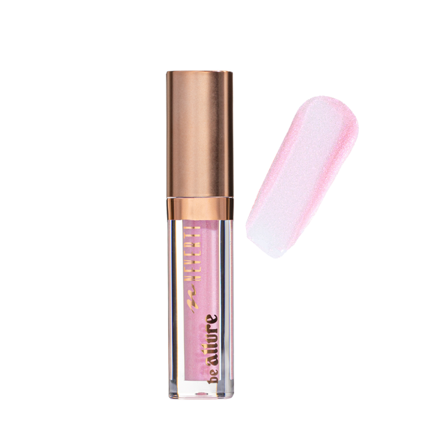 Блиск для губ Neverti Shine Lipgloss шимерний 3 мл (NP803 ), 002 Bombshell Блідо-рожевий - изображение 2