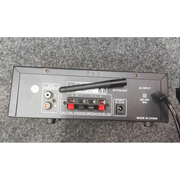 Усилитель звука AMP 799BT/9490 с Bluetooth, USB и поддержкой внешних аудиоисточников (2007) - изображение 3