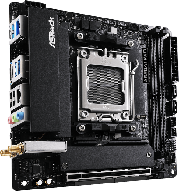 Материнская плата Asrock A620AI WIFI - зображення 2