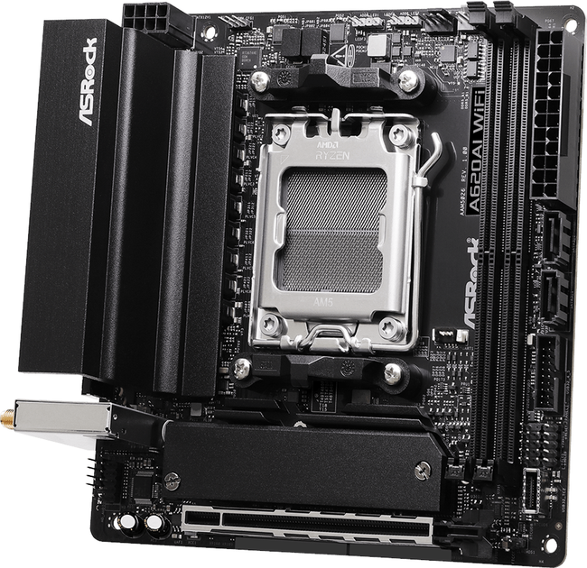 Материнская плата Asrock A620AI WIFI - зображення 3