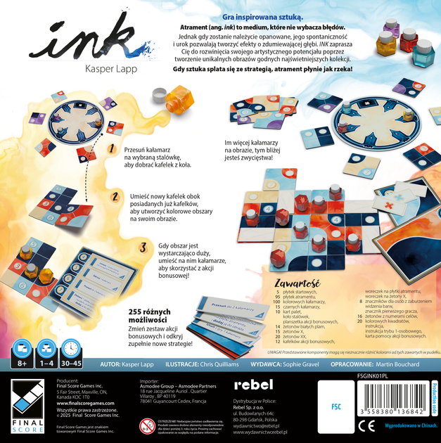 Gra planszowa Rebel Atrament (edycja polska) (3558380136842) - obraz 5