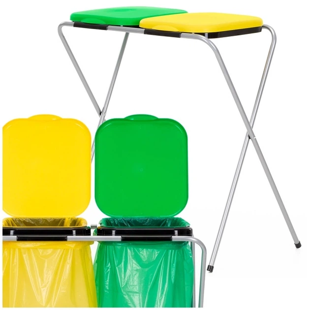 Stojak na worki do segregacji śmieci SPRINGOS HA1107 (5908455307277) - obraz 2