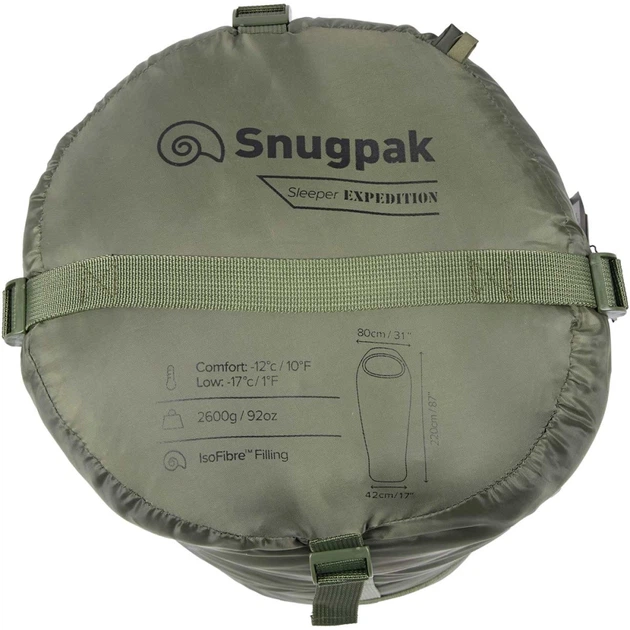 Спальний мішок Snugpak Sleeper Expedition LZ Olive - зображення 8