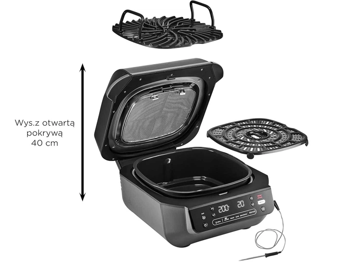 Аерогриль NINJA Foodi Air Grill & Air Fryer з Cooking probe EG351EU - изображение 5