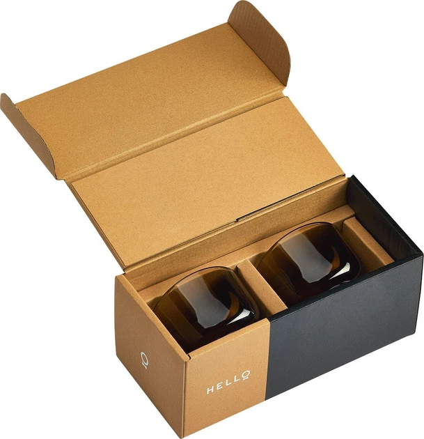 Zestaw szklanek Fellow Pirch Cortado 2 x 120 ml Bursztynowych (840228808671) - obraz 2