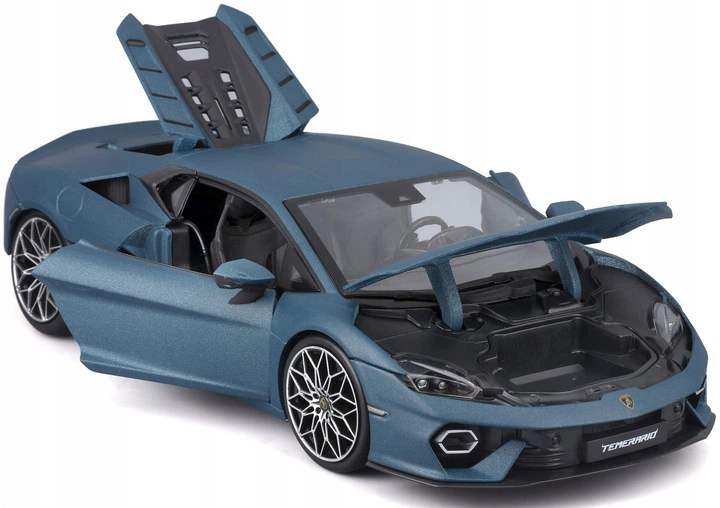 Metalowy model samochodu Bburago Lamborghini Temerario 1:18 Niebieski 18-11052 (4893993110520) - obraz 2