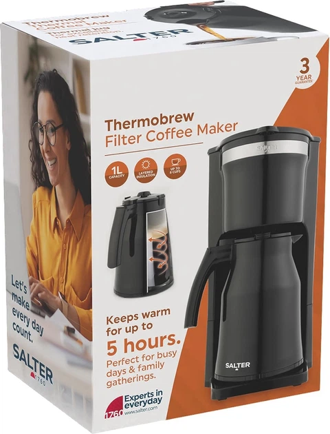 Ekspres do kawy przelewowy SALTER EK6664VDE - obraz 5