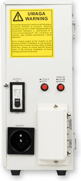 Przetwornica solarna Volt Polska Green Boost Pro 5000 Sinus Bypass (160-500VDC) (3SR3000006) - obraz 4