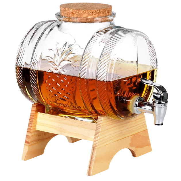 Słój do napojów Vilde z kranikiem i stojakiem 3 l (5904316491703) - obraz 2