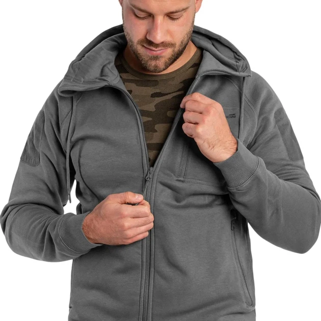 Флисовая кофта Pentagon Leonidas 2.0 Tactical Sweater XL Wolf Grey - Фото 4 Флисовая кофта Pentagon Leonidas 2.0 Tactical Sweater XL Wolf Grey - изображение 4