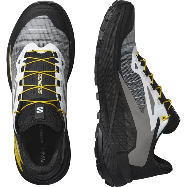 Кроссовки Salomon GENESIS 44 Black/White/Lemon - изображение 4
