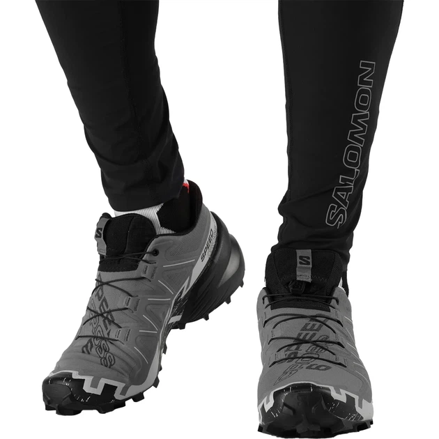 Кроссовки Salomon outdoor SPEEDCROSS 6 47 Quiet Shade/Black/Pearl Blue - изображение 7