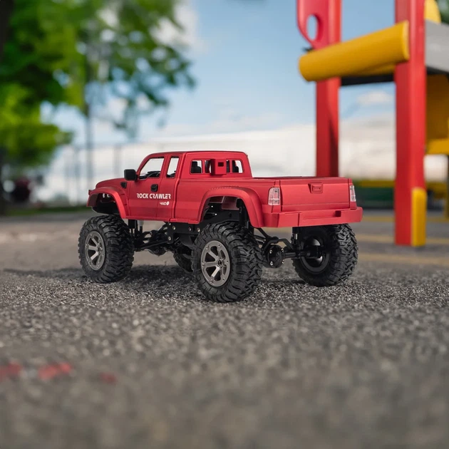 Машинка OTAMANKO 4x4 полноприводный пикап с камерой красный - изображение 10