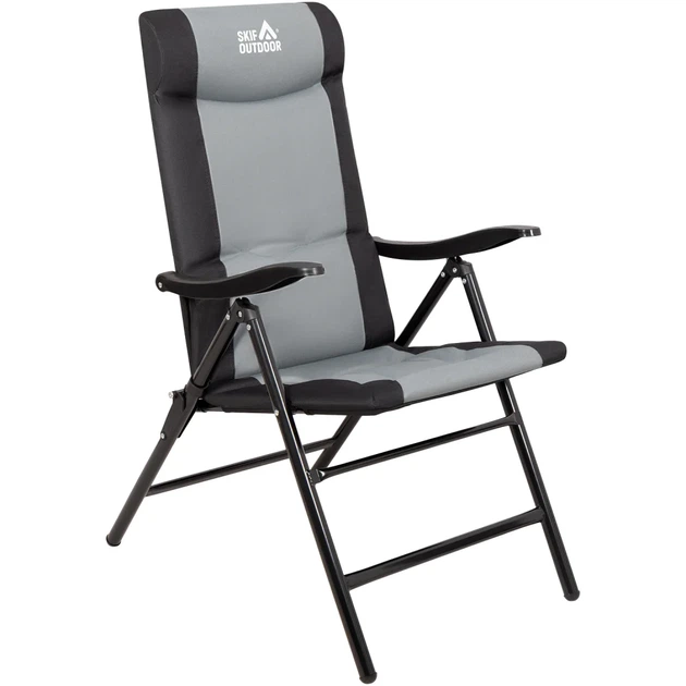 Стул раскладной Skif Outdoor Chevalier Grey/black - Фото 1 Стул раскладной Skif Outdoor Chevalier Grey/black - изображение 1