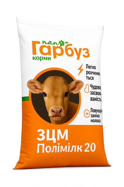 ЗЦМ Пан Гарбуз ПОЛІМІЛК для телят від 20 днів життя 10 кг - Фото 1 ЗЦМ Пан Гарбуз ПОЛІМІЛК для телят від 20 днів життя 10 кг - зображення 1
