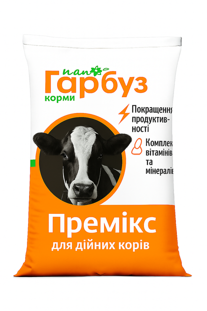 БВМД Пан Гарбуз 10% для дійних корів 25 кг - Фото 1 БВМД Пан Гарбуз 10% для дійних корів 25 кг - зображення 1